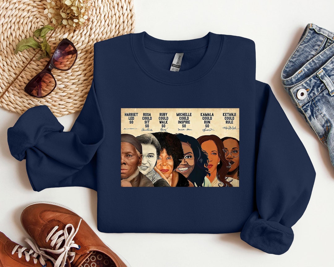 Black Women History Youth Sweatshirt Harriet Led So Rosa Could Sit Black History TS09 main image 0