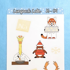 Un topo de galletas / decorativo / pegatinas de ciencia / pegatinas de diario / kawaii