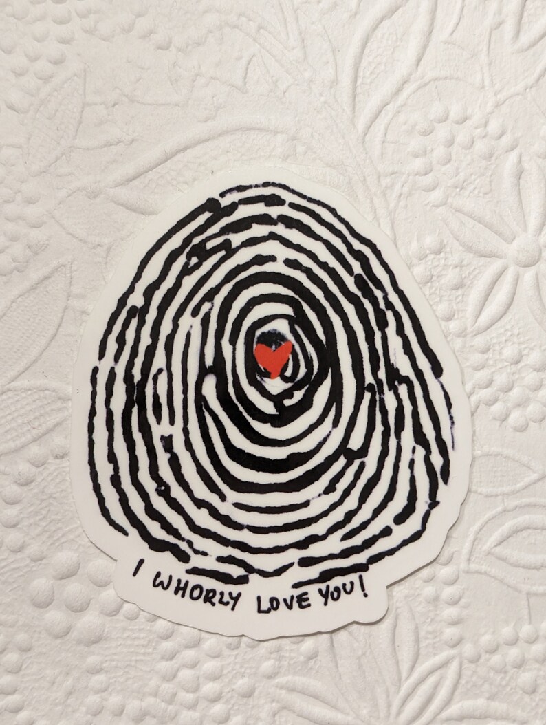 Fingerprint Love Vinyl - Etsy