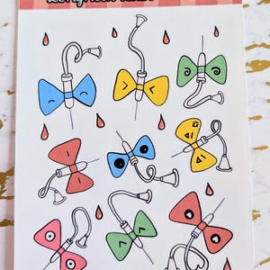 Flotar Como una Mariposa (Aguja)/ Decorativo/Pegatinas Científicas/ Kawaii