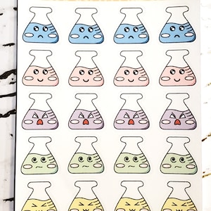 Matraces de humor / Decorativos / Pegatinas de ciencia / Pegatinas de diario / Kawaii / Pegatinas de Bujo