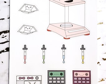 計算するための重さ | 装飾 | 科学ステッカー | ジャーナルステッカー | かわいい