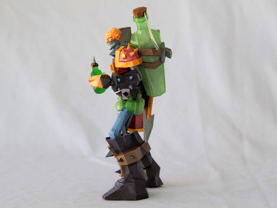 Singed League of Legends Custom Collectible Hand-painted 3d Printed Resin  Figurine. 