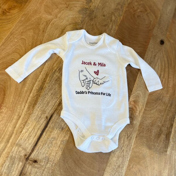 baby bodysuit | Body | embroidered | personalized | organic cotton | daddy & baby