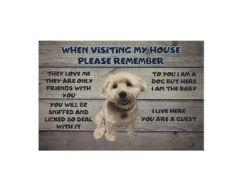 Hund Willkommen Matte