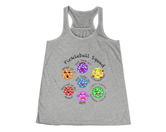 Pickleball Squad Flowy Tank