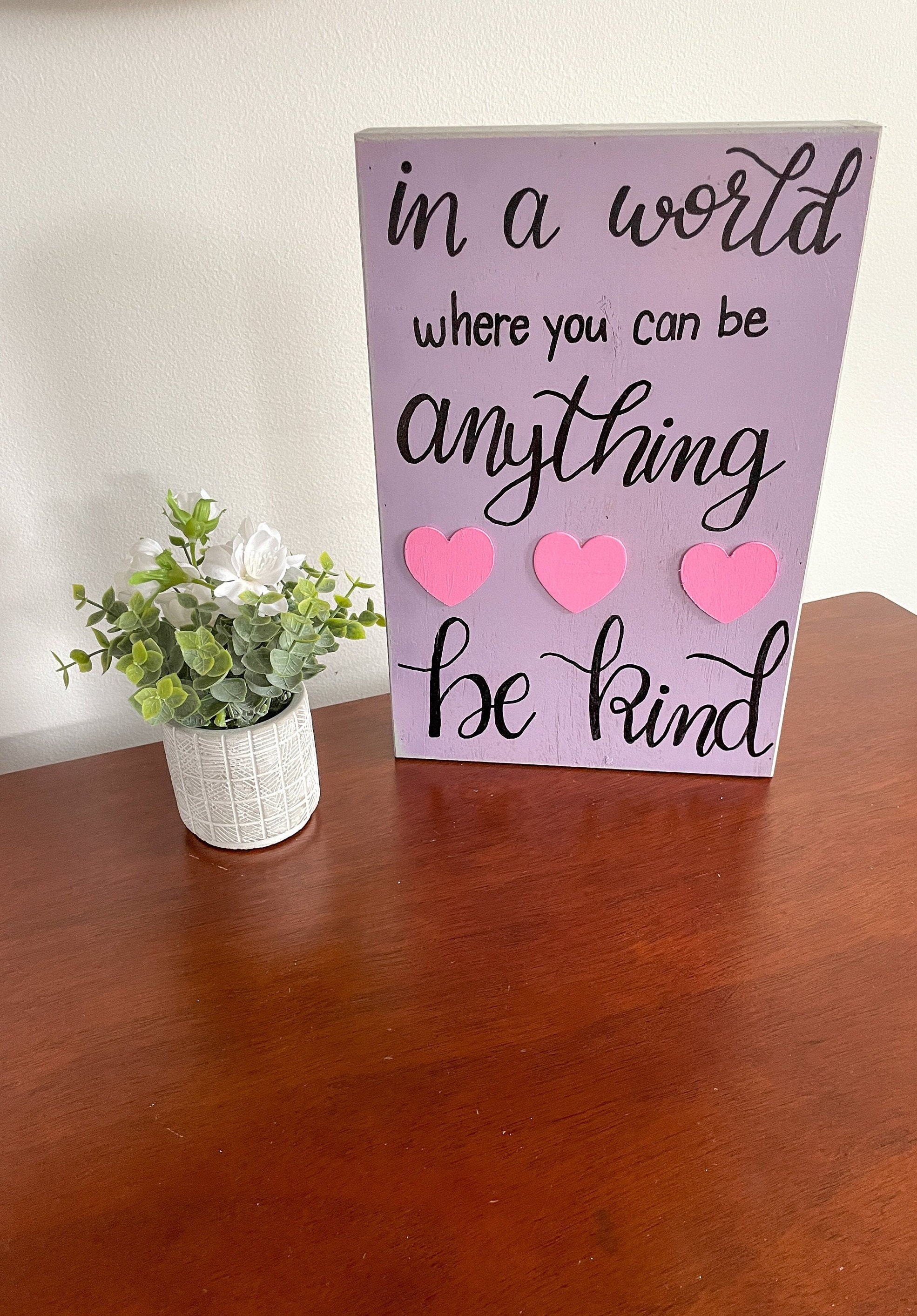 kindness quote classroom teacher decor custom personalized etsy