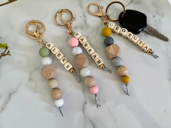 30pcs Multi Color Plastic Keychain Blank Key Ring DIY Name Tags Key Chain  Access | eBay