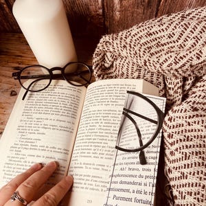 Marque-page lunettes lectrice