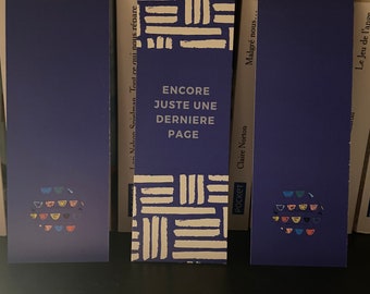 Marque-page Encore juste une dernière page