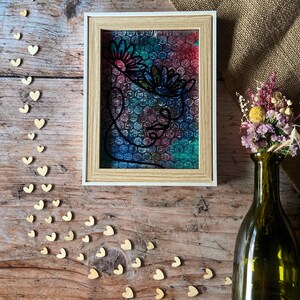 Boekachtig Frame - Blauwe Vrouw