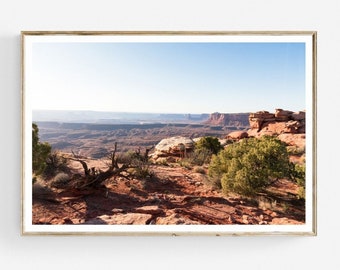 Stampa fotografica Utah Canyonlands Western, ARTE DA PARETE STAMPABILE, Decorazione murale con paesaggio desertico, Download digitale