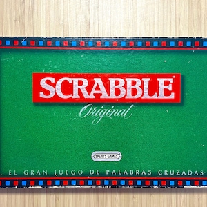Juegos de Scrabble Spear's vintage de los años 80 de España