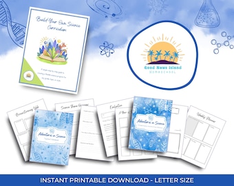 Build Your Own Science Curriculum Kit | Science Journal and Teacher Guide | Homeschool Unit Study | Elementary | Middle School | High School