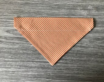 Orange Dots Pet Bandana