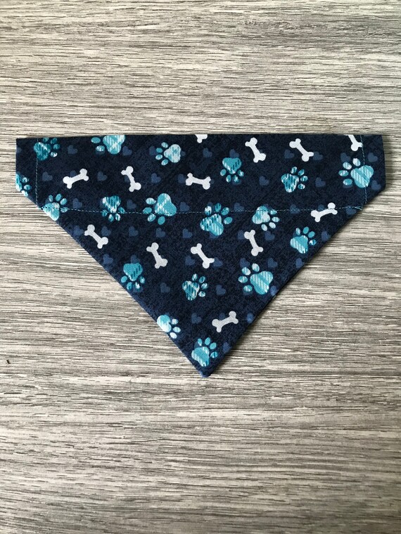 Bones Pet Bandana - Blue Bones Pet Bandana - Blue