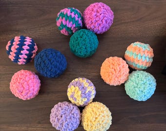 3 Pack Medium Plush Crochet Catnip Ball