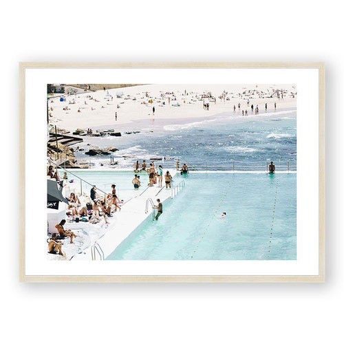 Bondi Beach Fine Art Framed Print Sydney Aerial Wall Art Etsy