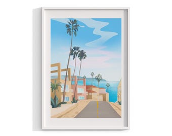 California Photography, Framed Wall Art, Coastal Art Print, Home Decor