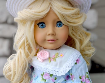 Farrah Wig for American Girl Dolls in Butter