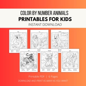 Color by number printables for children,  Homeschool coloring activities for kids, Kids coloring pages with numbers
