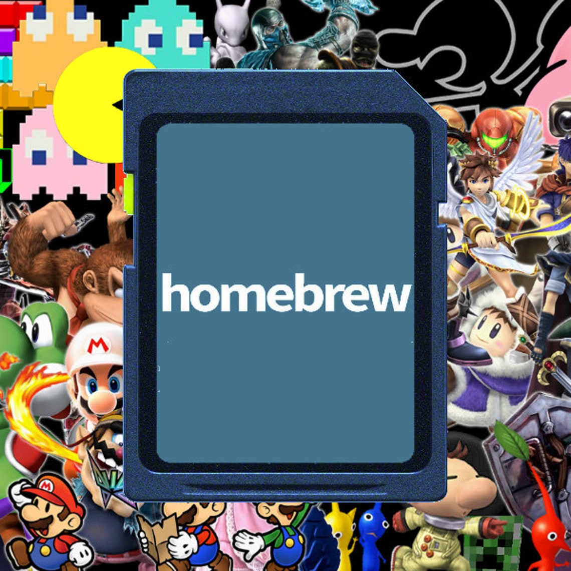 Wii U Modded SD Card 64 GB Etsy