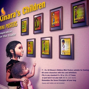 Mini Posters / Kinara’s Children Seven-Principles / Card Stock