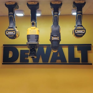 Dewalt 20V Tool Holder Hanger Mount CNC MACHINED (10 Pack)