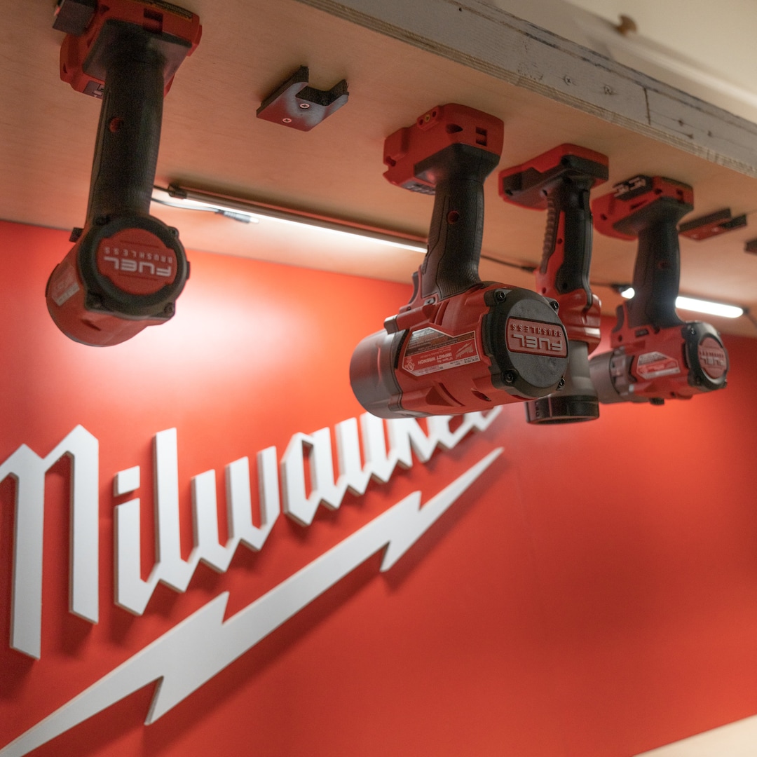 10 Pack Milwaukee M18 Tool Holder/hangers Made From Injection Molding