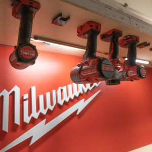 10 Pack Milwaukee M18 Tool Holder/Hangers Made From Injection Molding