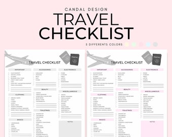 Packing List Etsy France