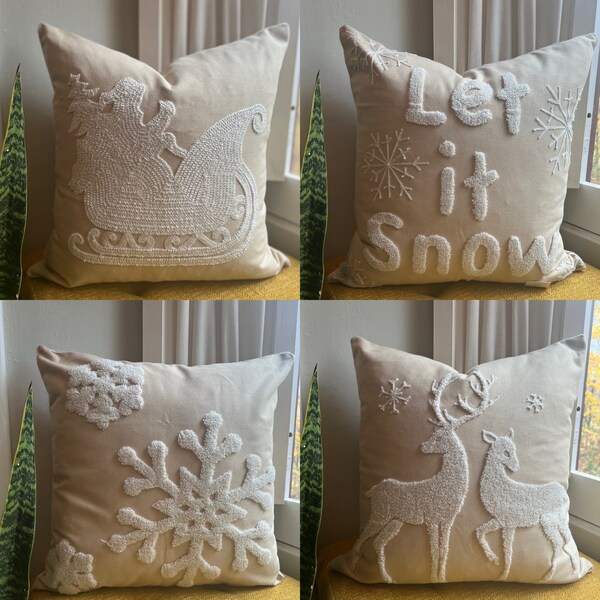Holiday Pillows Etsy