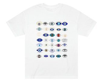 Protect Your Energy T-Shirt with Evil Eye Design, Alstyle 1301 Classic Tee, Tarot T-shirt, Good Luck Shirt