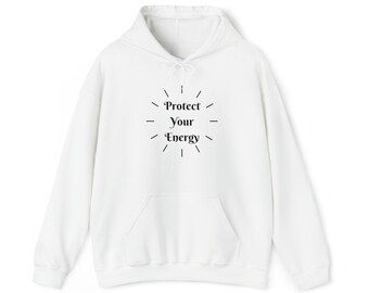 Sudadera con capucha Evil Eye, Protect Your Energy, sudadera con capucha unisex de mezcla pesada