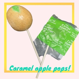 Freeze Dried Caramel Apple Pops! Amazing taste and crunch! So fun to eat!