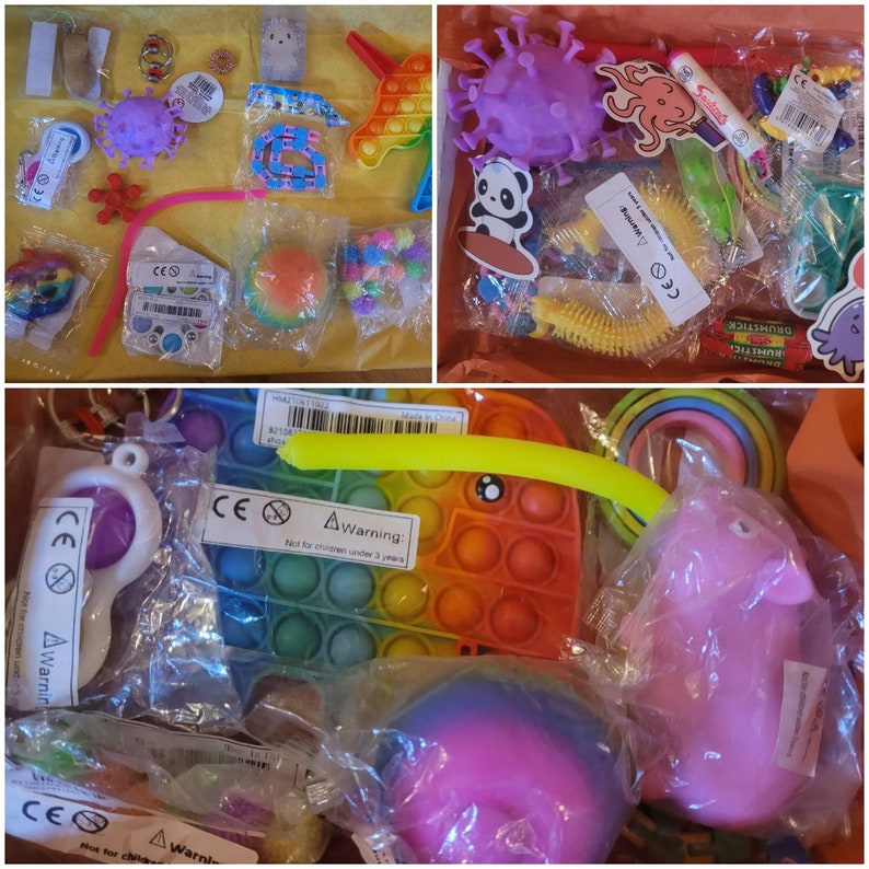 10 Piece Mystery Fidget Toy Pack Fidgets Girls Boys Sensory Etsy UK
