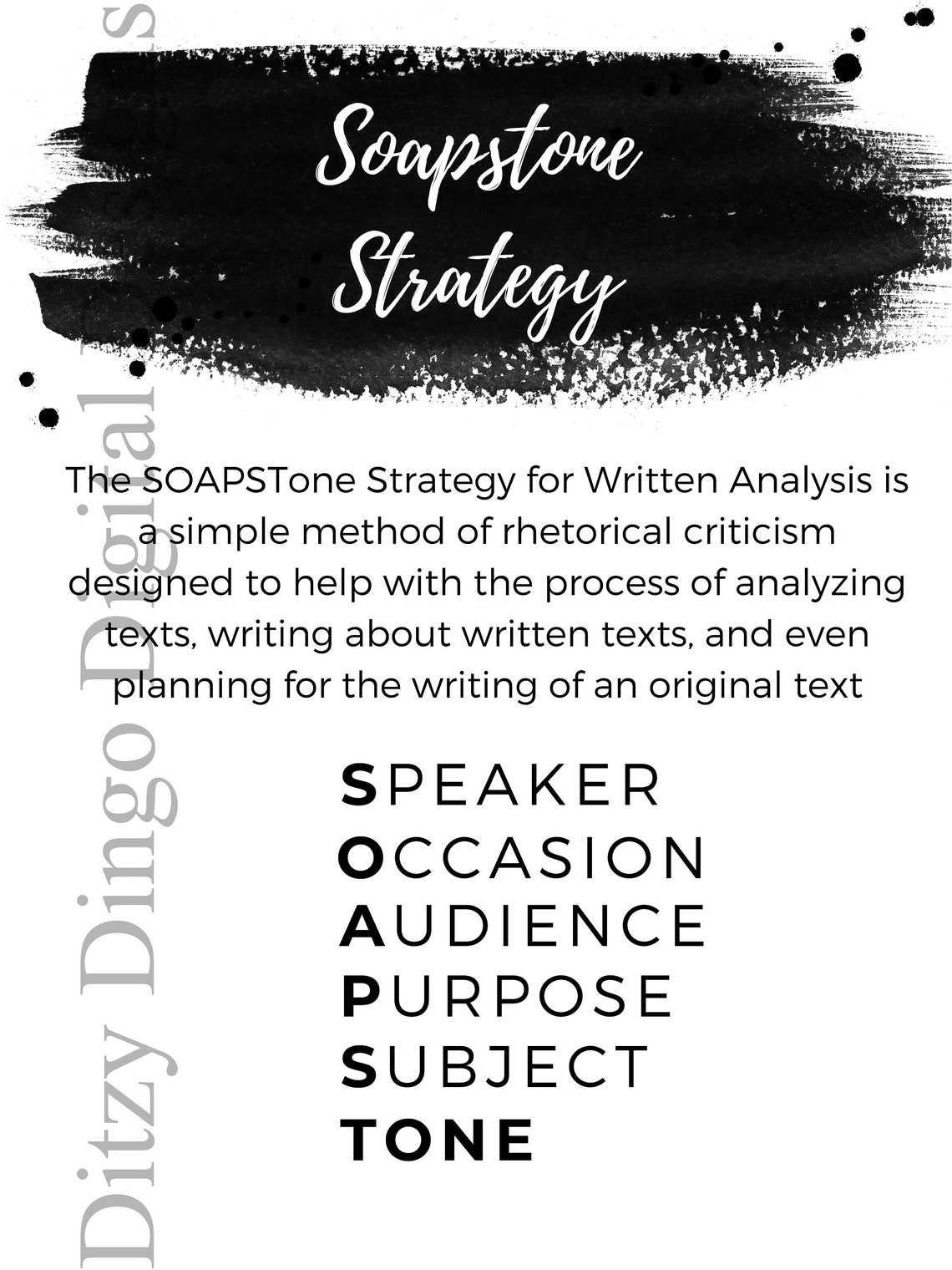 SOAPSTONE Strategy Poster set of 7 Digital Download Etsy