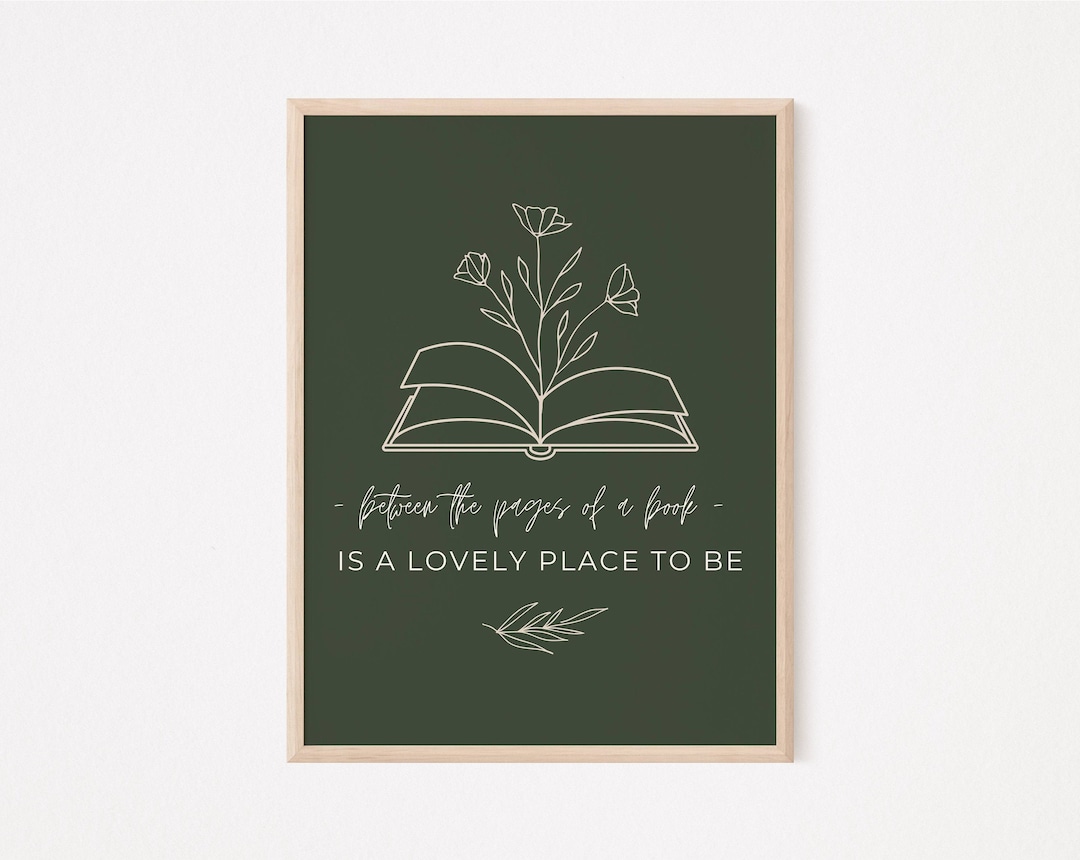 Book Lover Wall Art | Digital Download | English Teacher | Funny Wall ...