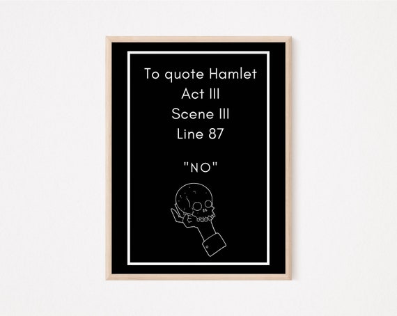 Shakespeare Hamlet Wall Art Digital Download English - Etsy UK Shakespeare Hamlet Wall Art Digital Download English - Etsy UK