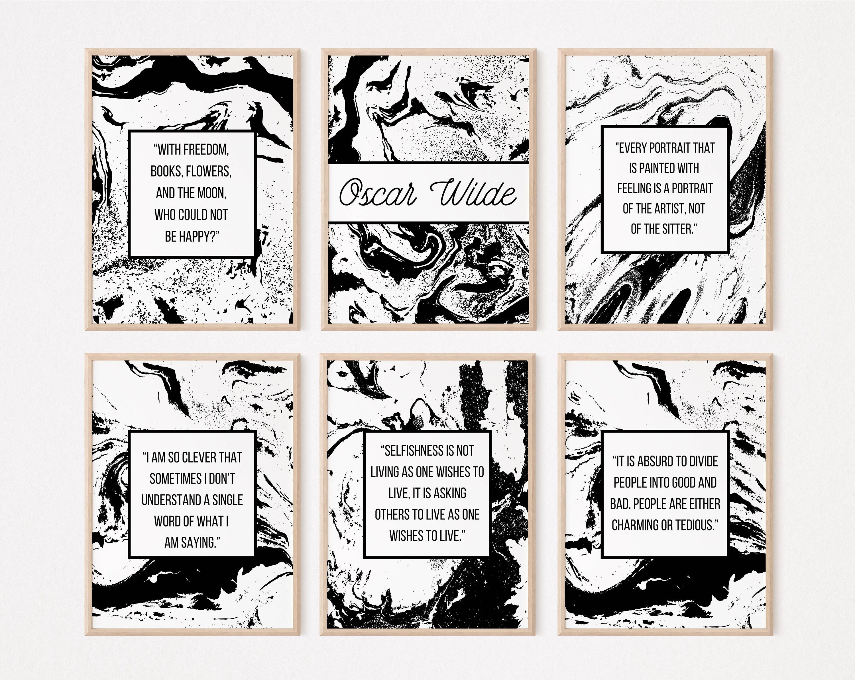 Oscar Wilde Quotes set of 7 Digital Download English - Etsy Denmark Oscar Wilde Quotes set of 7 Digital Download English - Etsy Denmark