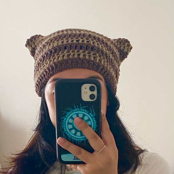 Cat ears beanie