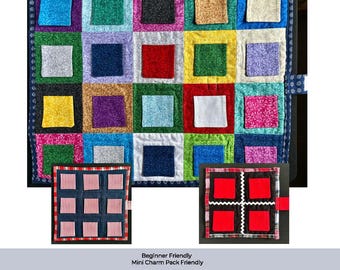 I Spy Fidget Quilt Pattern, PDF Download only