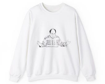 George Costanza Seinfeld-fans Cosmo Kramer George Jerry Komedi 90-talets nittiotals-TV-program Unisex vuxen tröja Present till honom Present till henne