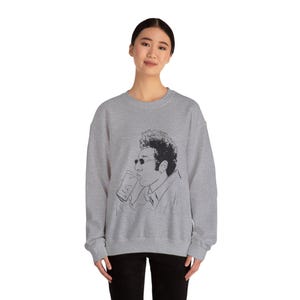 Kramer Seinfeld-fans Kramerica Industries Cosmo Jerry Komedi 90-talet nittiotalet TV-program Unisex vuxen tröja present till honom present till henne bild 9