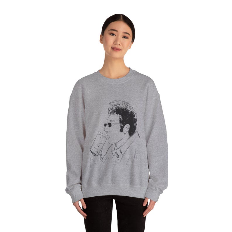 Kramer Seinfeld-fans Kramerica Industries Cosmo Jerry Komedi 90-talet nittiotalet TV-program Unisex vuxen tröja present till honom present till henne bild 9