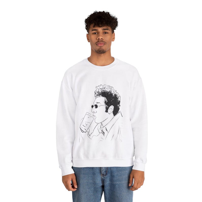 Kramer Seinfeld-fans Kramerica Industries Cosmo Jerry Komedi 90-talet nittiotalet TV-program Unisex vuxen tröja present till honom present till henne bild 4