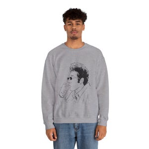 Kramer Seinfeld-fans Kramerica Industries Cosmo Jerry Komedi 90-talet nittiotalet TV-program Unisex vuxen tröja present till honom present till henne bild 10