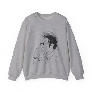 Kramer Seinfeld-fans Kramerica Industries Cosmo Jerry Komedi 90-talet nittiotalet TV-program Unisex vuxen tröja present till honom present till henne bild 7