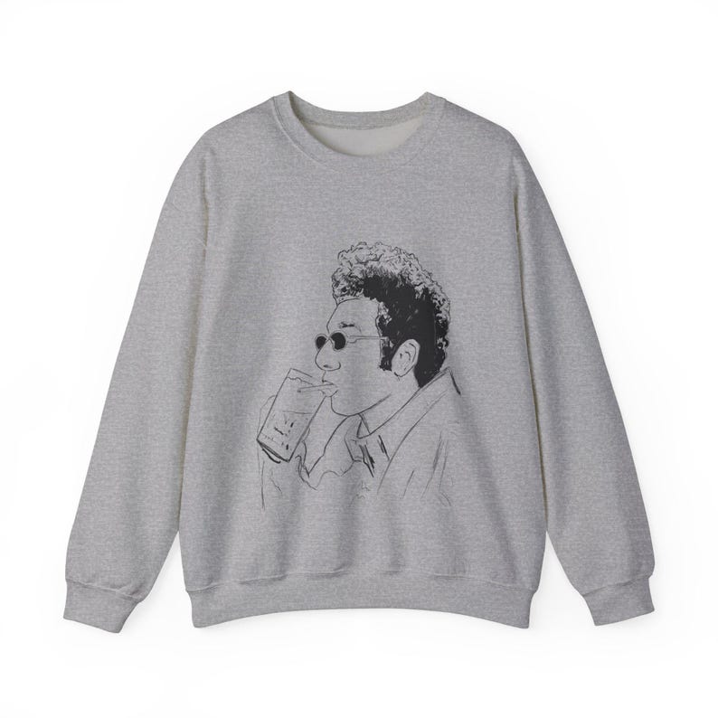Kramer Seinfeld-fans Kramerica Industries Cosmo Jerry Komedi 90-talet nittiotalet TV-program Unisex vuxen tröja present till honom present till henne bild 7