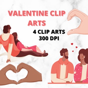4 バレンタインデー クリップアート、バレンタインデー、婚約クリップアート、イラスト、愛のカップル クリップアート、バレンタインデー ステッカー 愛、300 DPI